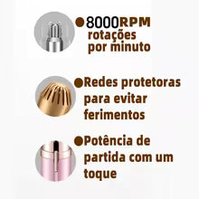 Kit Depilador en formato de bolígrafo profesional 18K + Removedor Portátil
