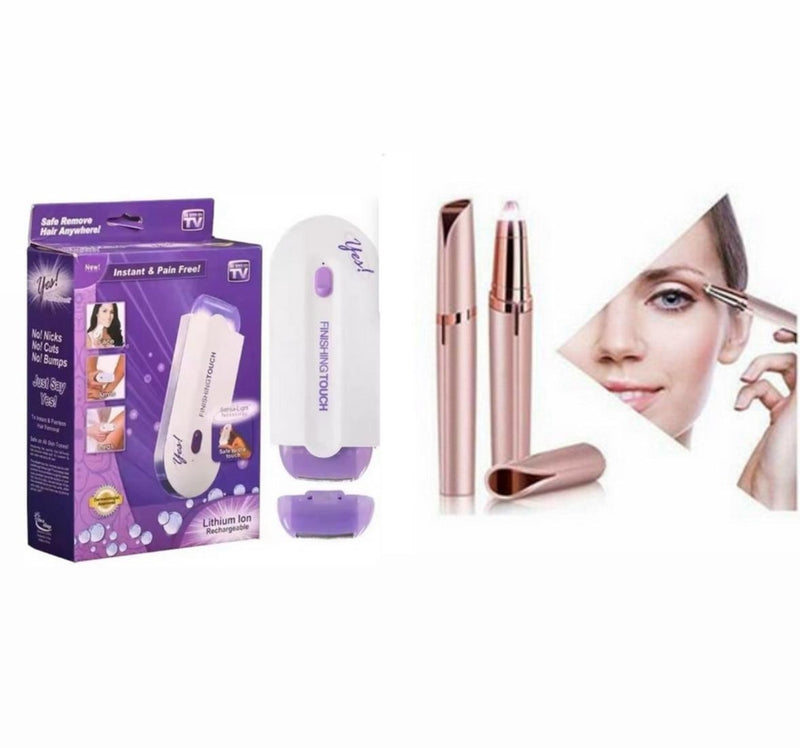 Kit Depilador en formato de bolígrafo profesional 18K + Removedor Portátil